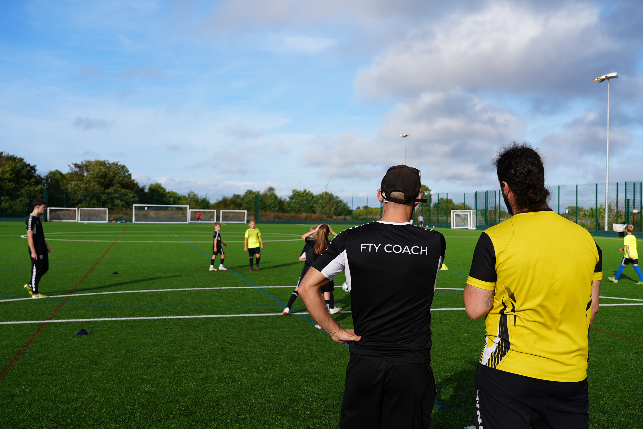 FTY Academy Coaches watching Session